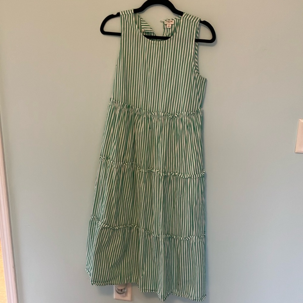 J Crew Tiered Maxi Dress